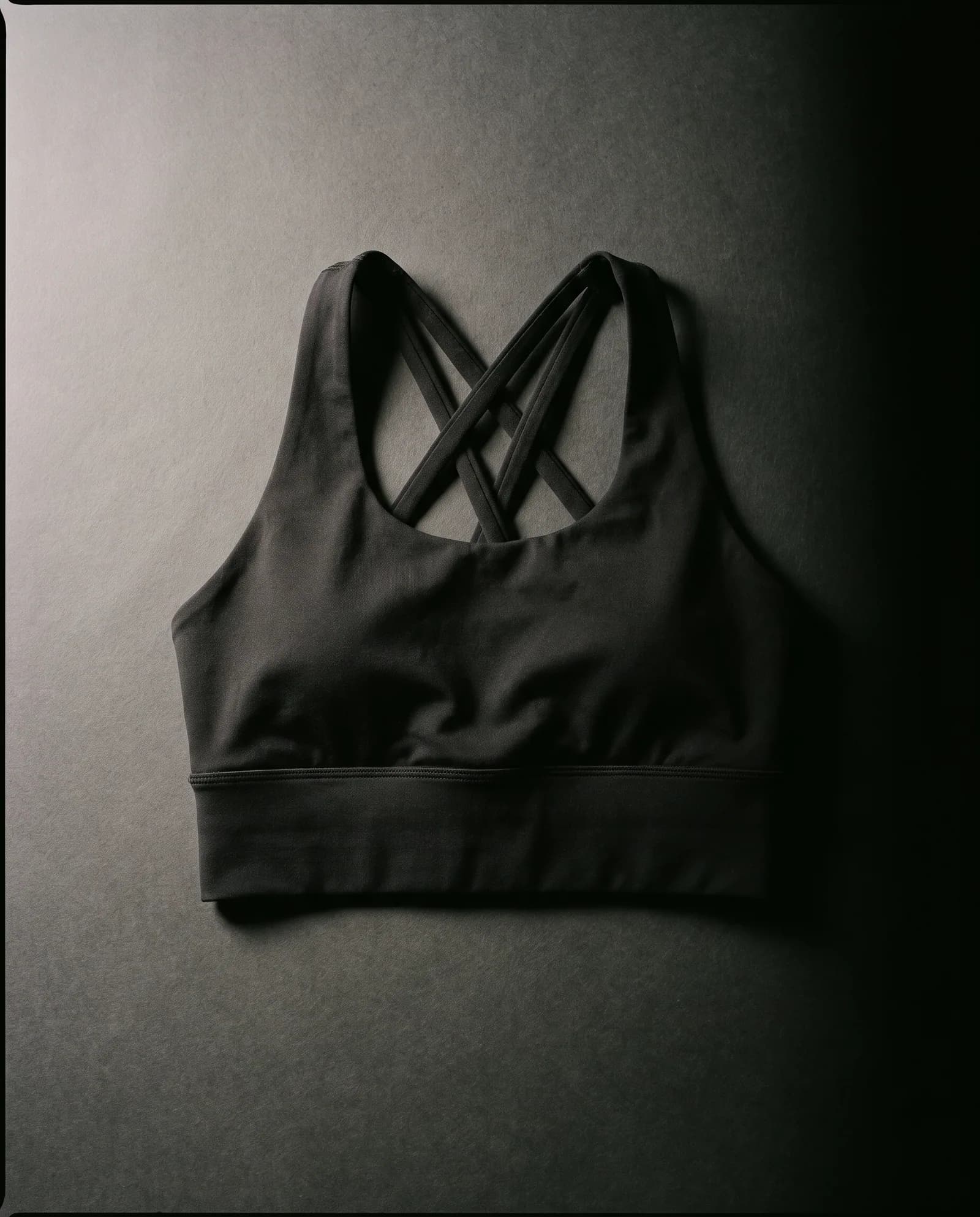 Sculpt Bra — Longline, higher neck, more coverage.
